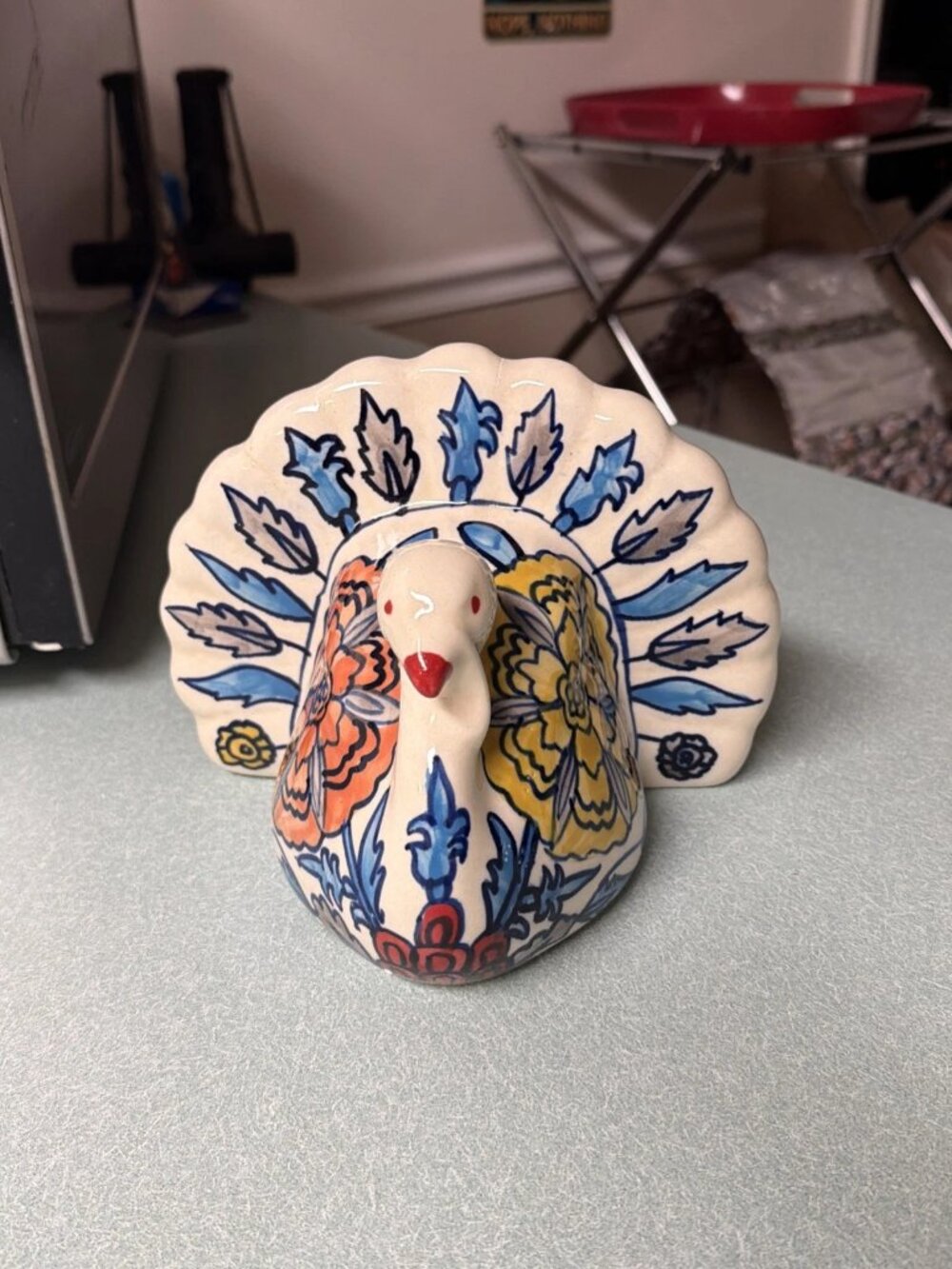HAYMARKET SQUARE Ceramic Turkey Decor - NWOT